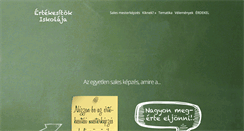 Desktop Screenshot of ertekesitokiskolaja.hu